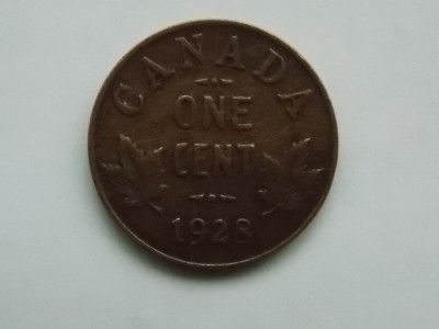 ONE CENT 1928 CANADA foto