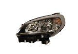 Far Fiat Doblo (263), 01.2015-, montare fata, stanga, cu lumina de zi; H7+H7+W21W+WY21W; electric; rama neagra; halogen, MAGNETI MARELLI