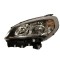 Far Fiat Doblo (263), 01.2015-, montare fata, stanga, cu lumina de zi; H7+H7+W21W+WY21W; electric; rama neagra; halogen, MAGNETI MARELLI