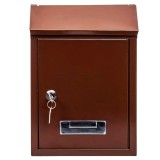 Cutie postala pentru interior sau exterior, Pufo Home, 30 x 21 cm, maro