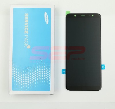 LCD+Touchscreen Samsung Galaxy A6 PLUS 2018 / A605F BLACK original foto