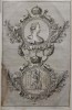 Gravura: Imparateasa MARIA TEREZIA - gravura vieneza din anul 1740