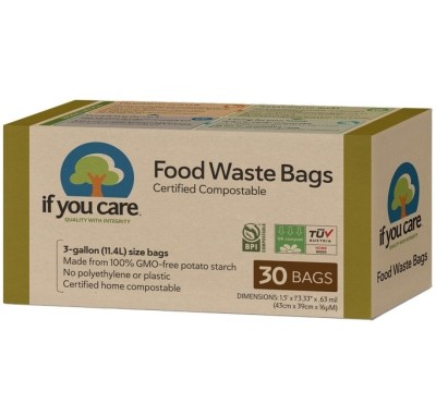 Saci menajeri compostabili 11.4L, 30 buc., If You Care foto