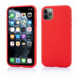 Produs Resigilat Husa iPhone 11 Pro, Clip-On Soft Touch Silk Series, Red, Resigilat