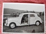 Fotografie tip carte postala, autoturism perioada interbelica