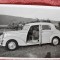 Fotografie tip carte postala, autoturism perioada interbelica