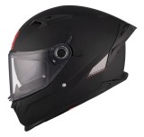 Cumpara ieftin Casca integrala pentru scuter - motocicleta MT Braker SV A1 negru lucios (ochelari soare integrati) XXL (63/64cm)