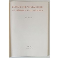 ROMANISCHE WANDMALEREI IN BOHMEN UND MAHREN von JIRI MASIN , 1954
