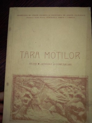 Tara Motilor - studii, articole, comunicari foto