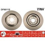 Set discuri frana Seat Leon (1m1), 11.1999-06.2006, parte montare Fata, TRW DF6011S