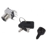 Comutator &icirc;ntrerupător cu cheie 3 poziții SPDT