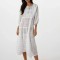 Rochie traditionala dama R25 alb crystal , marimea 3XL