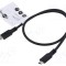 Cablu USB 3.2 USB C 0,5m negru Goobay