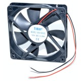 Ventilator 12V 120x120x25mm Patrat, Bucsa, Universal - Frigider, Congelator, Baie, Electronice