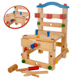 Centru de activitati Montessori din lemn Wisdom Chair, 44 piese, 3 ani+, Oem