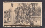 Foto tip Carte Postala Romania - echipa polo CFR turneul Baia Mare 1947 - foto sport atelier Berkessy