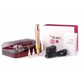 Creion cu Micro-Ace, Dermapen, Dr. Pen, Ultima M5, cu Fir, 2x Rezerve 12 pini, Adancime 0.25 - 3.00