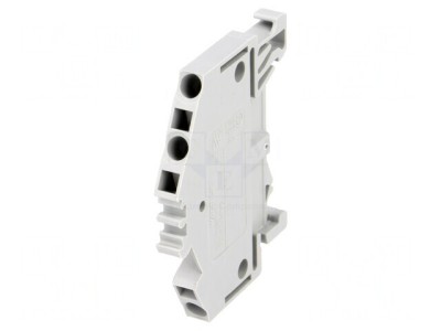 Conector de &amp;Icirc;mbinare Șine 1 Pista 3 Borne 0.08-2.5mm2 Gri foto