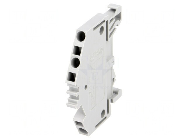 Conector de &Icirc;mbinare Șine 1 Pista 3 Borne 0.08-2.5mm2 Gri
