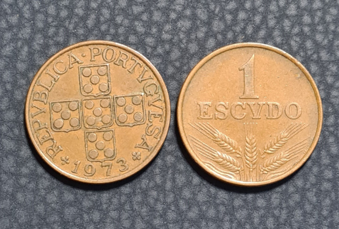 Portugalia 1 escudo 1973