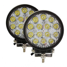 Proiector LED Auto Offroad 42W 12V - 24V foto