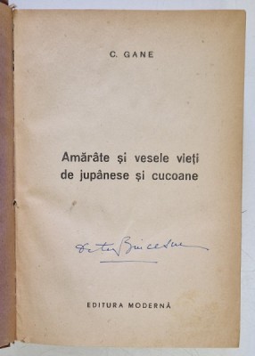 AMARATE SI VESELE VIETI DE JUPANESE SI CUCOANE de C. GANE *EDITIE INTERBELICA foto