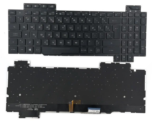 Tastatura Laptop, Asus, ROG Strix GL503VS, iluminata, RGB, layout UK