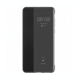 Husa Flip Carte Smart View Huawei P40 Neagra Protectie Premium