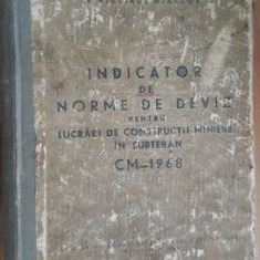 Indicator de norme de deviz pentru lucrari de constructii miniere in subteran