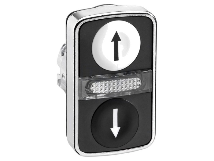 Comutator dublu 22mm IP66