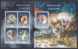 DB1 Personalitati Mahatma Gandhi Umanism MS + SS MNH, Nestampilat