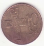 Slovacia 10 coroane 1995 - cruce de bronz din secolul XI., Europa