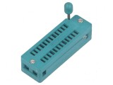 Soclu ZIF DIP24 THT demontabil 7,62mm pentru circuite integrate, CONNFLY