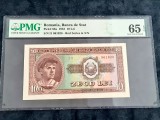 Bancnota gradata 10lei din 1952 serie rosie PMG65EPQ
