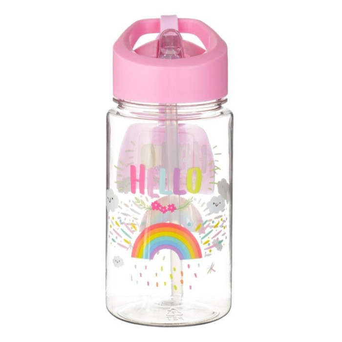 Sticlă de Apă, Model Pop Up, Capacitate 440ml, Multicolor, M&acirc;ner Inelar, Fără BPA