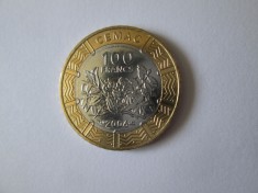 Statele Africii Centrale-CEMAC 100 Francs 2006 UNC foto