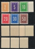 Israel 1949 Mi 6/11 postage due MNH - Desen numeric, Nestampilat