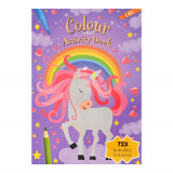 Cumpara ieftin Carte de colorat cu activitati - unicorni