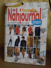 BURDA NAHJOURNAL - September 1997 - 50 pag.+ tipare anexate in lb germana foto