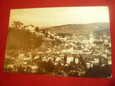 Ilustrata Sighisoara- Fotogravura Cartea Romaneasca ,interbelica foto
