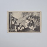 Carte Postala caritabila - strangere fonduri, litografie tematica: Prinderea lui Horea si Closca, 1923, Campeni / Transilvania / Romania