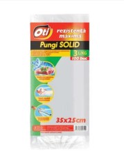 Pungi Alimentare Oti Solid, Transparente, 3L Kg, 35 x 25 cm, 100 buc, Set , Calitate si Versatilitate