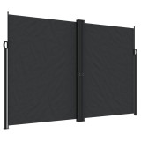 Cumpara ieftin Copertina laterala retractabila, negru, 220x1200 cm
