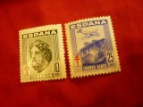 2 Timbre Spania 1948 - Lupta contra Tuberculozei ,25 si 10C