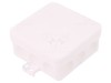 Cutie de Conexiuni IP55 Albă 85x85x37mm