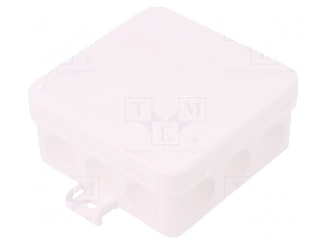Cutie de Conexiuni IP55 Albă 85x85x37mm
