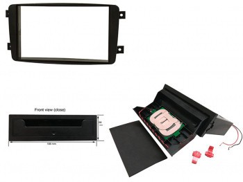 Kit rama radio cu incarcator wireless Mercedes C-Class, G-Class, Vito/Viano foto