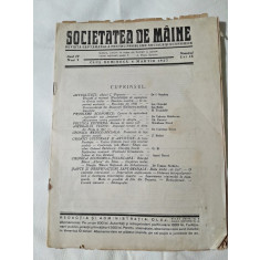 Revista Societatea de Maine, anul IV, nr.9/1927