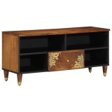vidaXL Dulap TV 100x33x46 cm Lemn Masiv de Mango