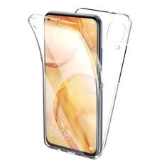 Husa fata+spate compatibila cu Samsung Galaxy A22 4G/LTE, Transparent